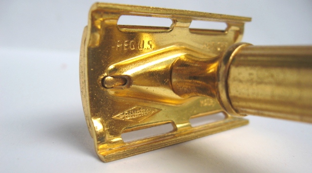 GILLETTE TECH fat handle GOLD plate