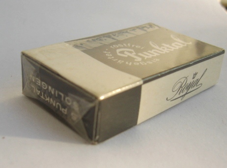 Punktal razor blades