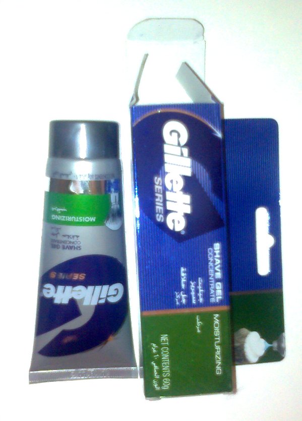 Gillette shave gel concentrate
