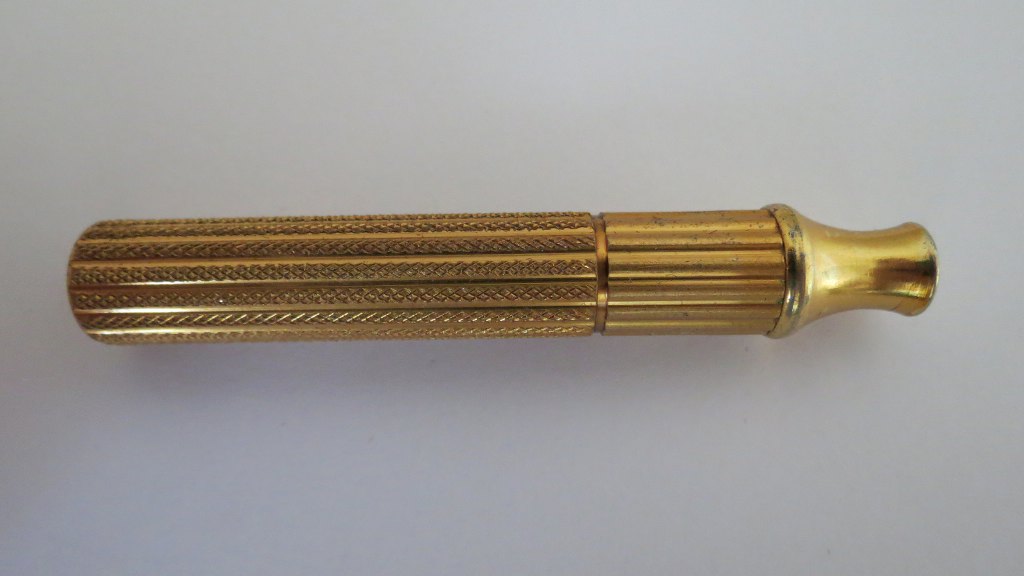 gillette gold tech fat handle 4