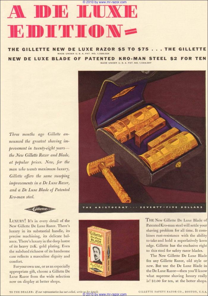 Aristo de luxe advert
