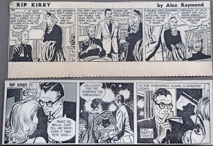 originalni stripovi Rip Kirby