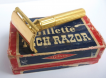 GILLETTE TECH fat handle GOLD plate